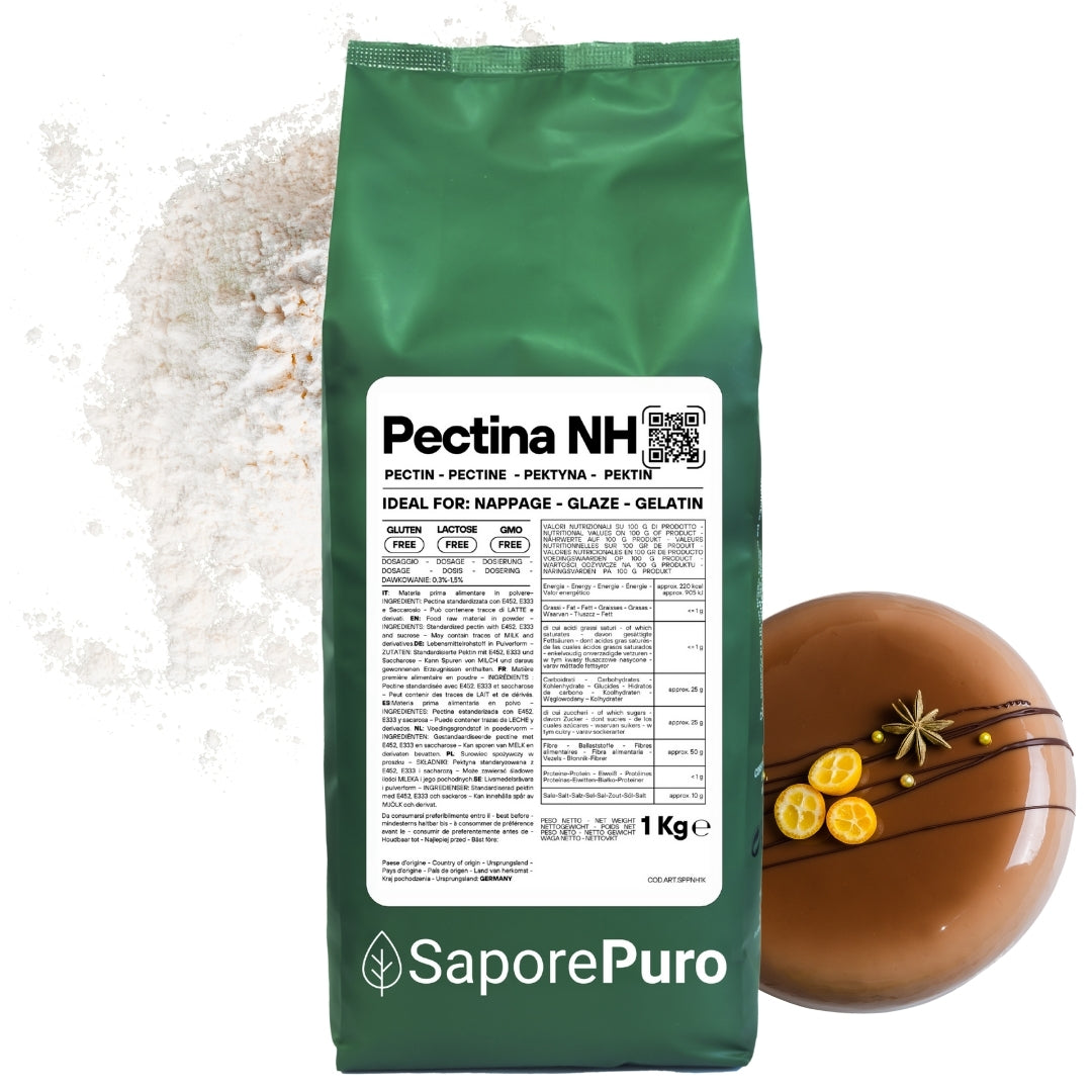 Pectina NH SaporePuro - ideale per nappage, gelatine e glasse - SaporePuro